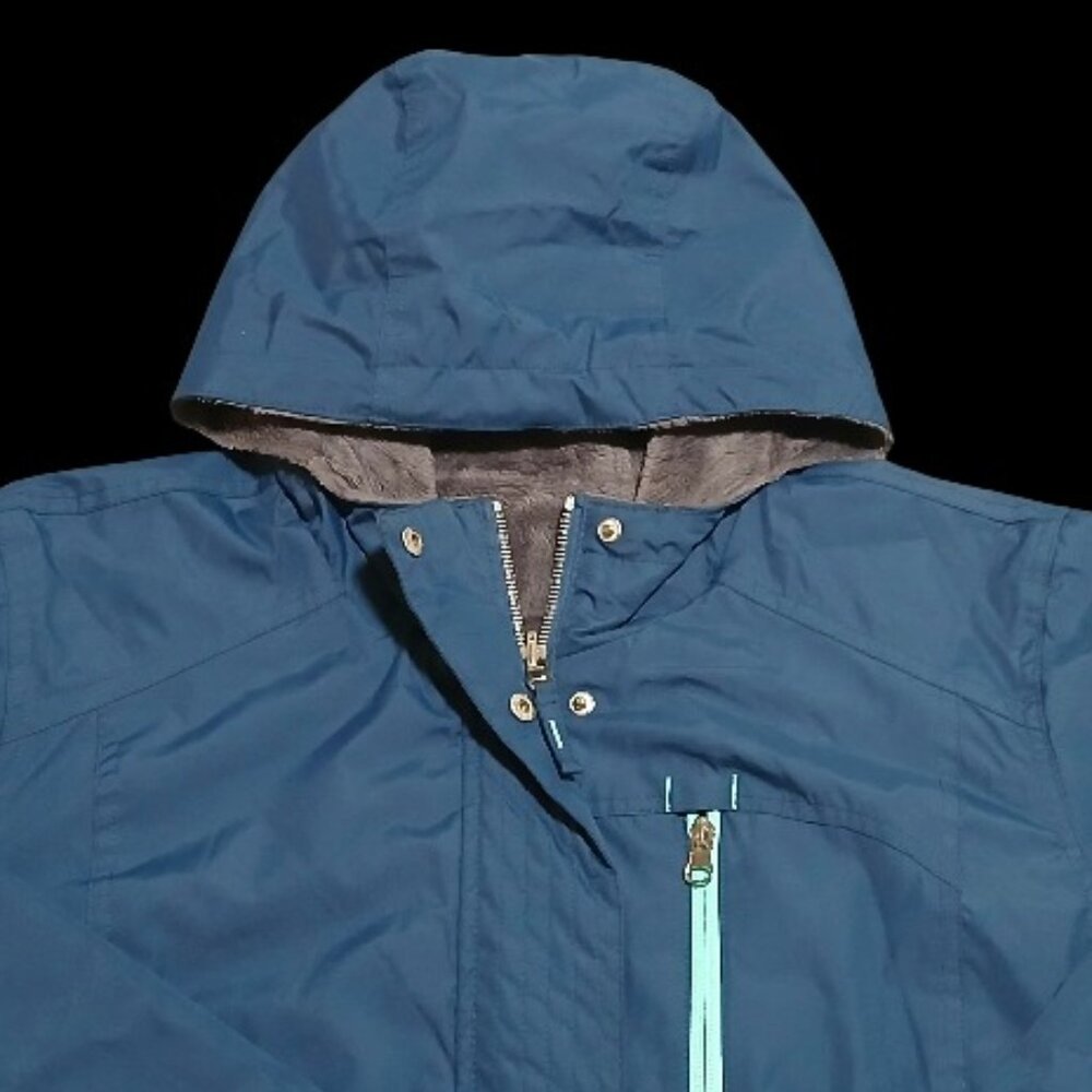 FREE COUNTRY Radiance Reversible Womens  2-In-1 Navy Jacket